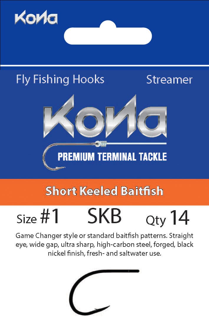 Kona Short Keeled Streamer (SKB) hook
