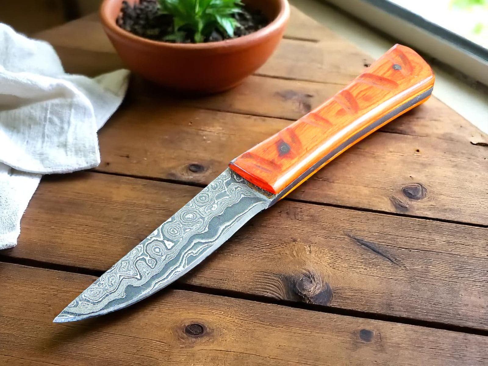 Best Hunting Knives Made in USA - Paaka Wood Handle