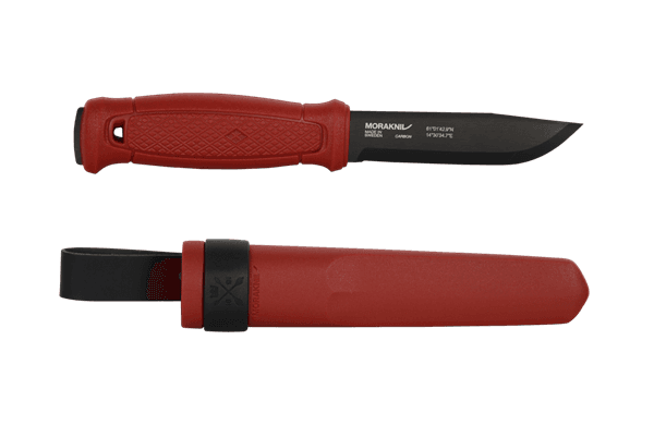 Mora Garberg Blackblade Dala Red Carbon with Simple Poly Sheath #14274