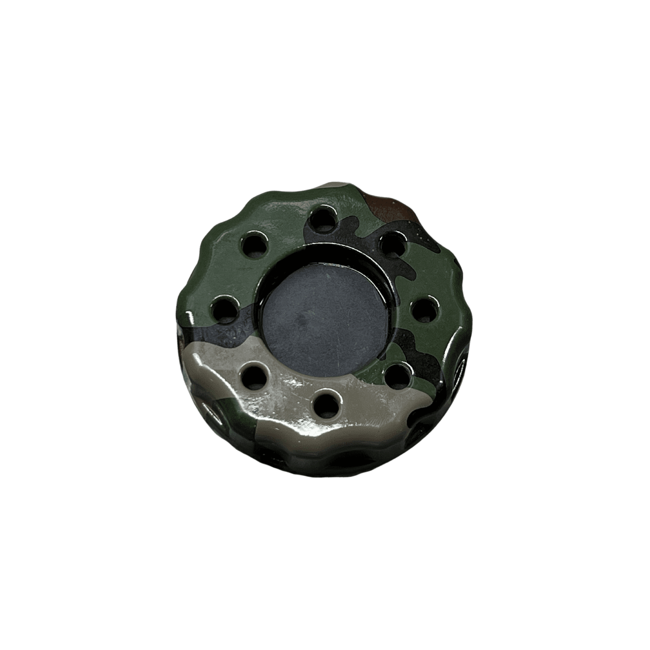 Double Sided Blasted Aluminum Top w/ Slate Bottom Camo Pot Call