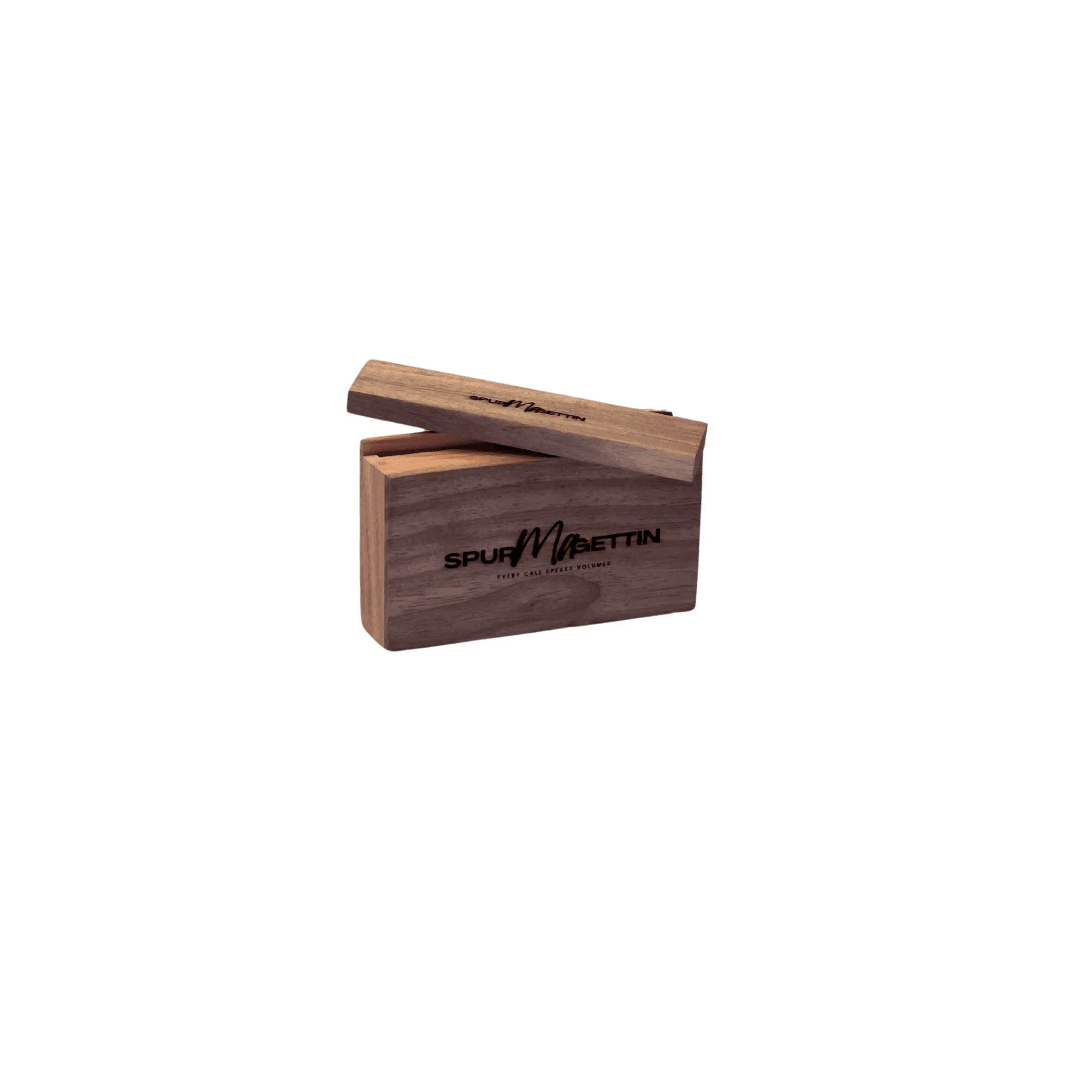 Scratch Box Call in Walnut/Cedar Wood
