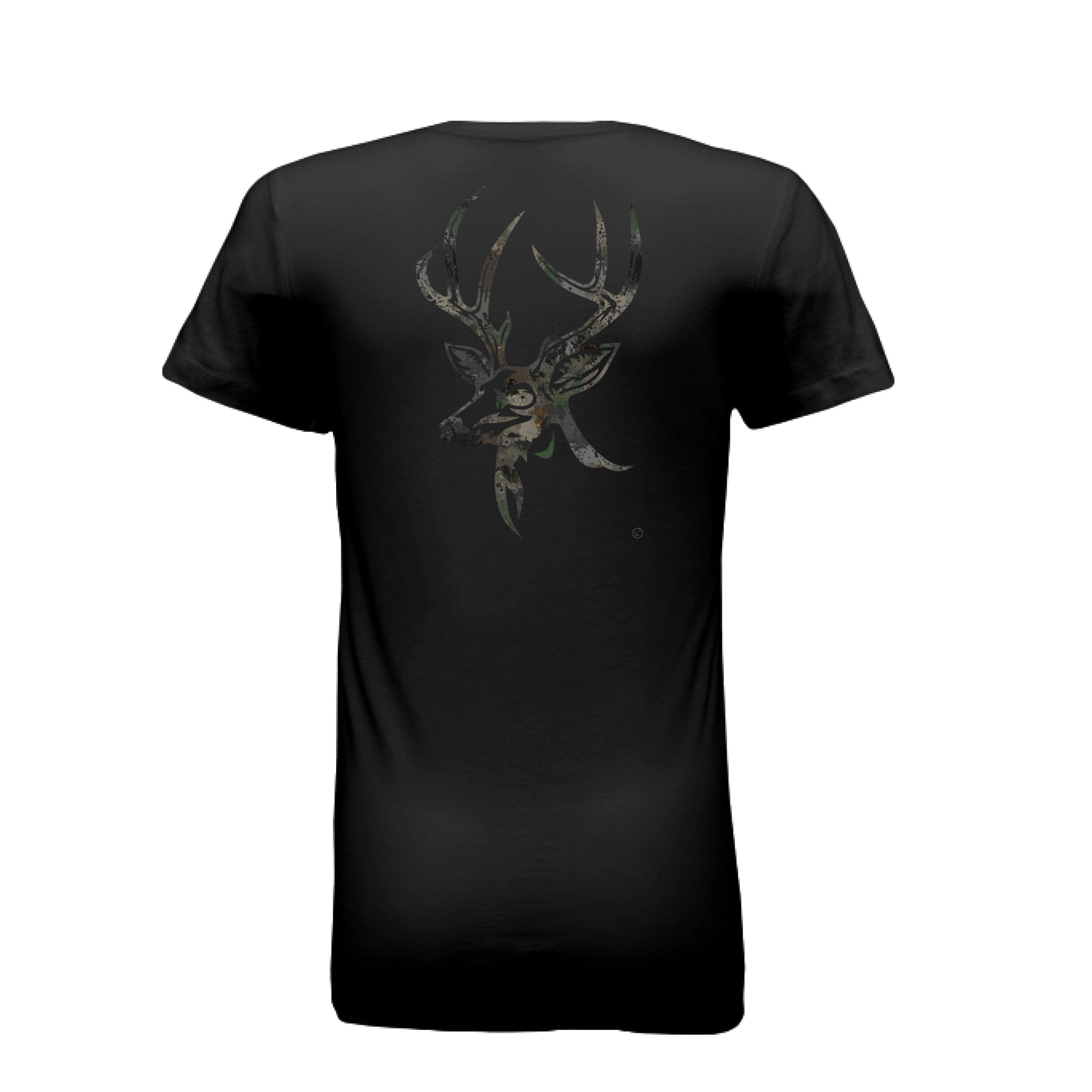 Women’s Timber Splash Burst Camo Buck T-Shirt
