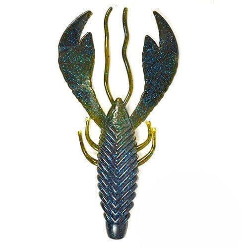 Claw Bug 4" - Green Pumpkin / Black & Blue Flake