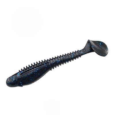 Nasty Shad - Black / Blue Flakes