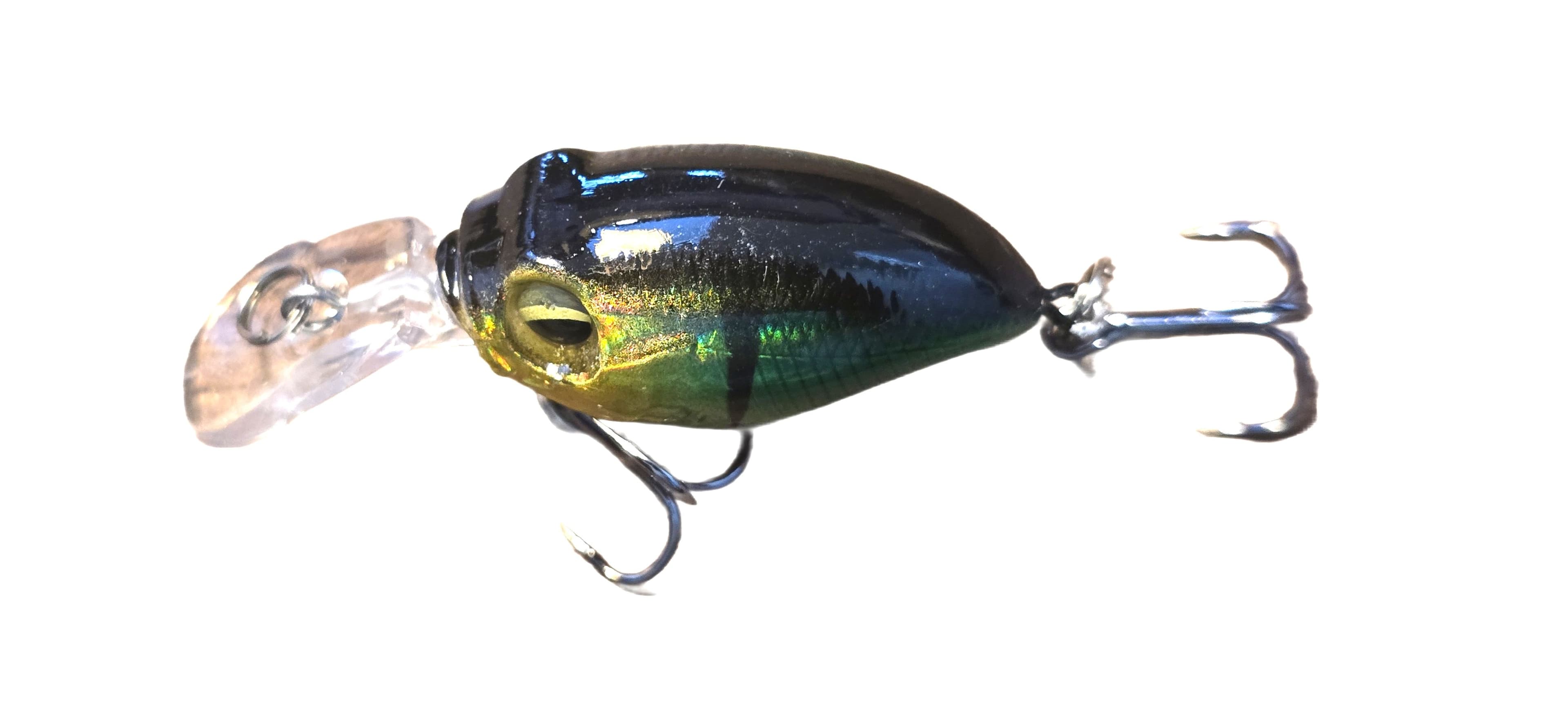 Mini Shad  (0 - 3') -  Black Back Green