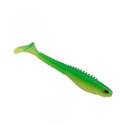 Nasty Shad - Green Back / Chartreuse Belly