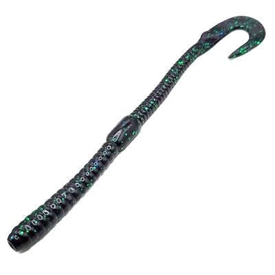Curl Tail 6" - Pumpkin Pepper Green Flakes