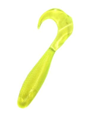 Shad Grub 2.5" - Chartreuse