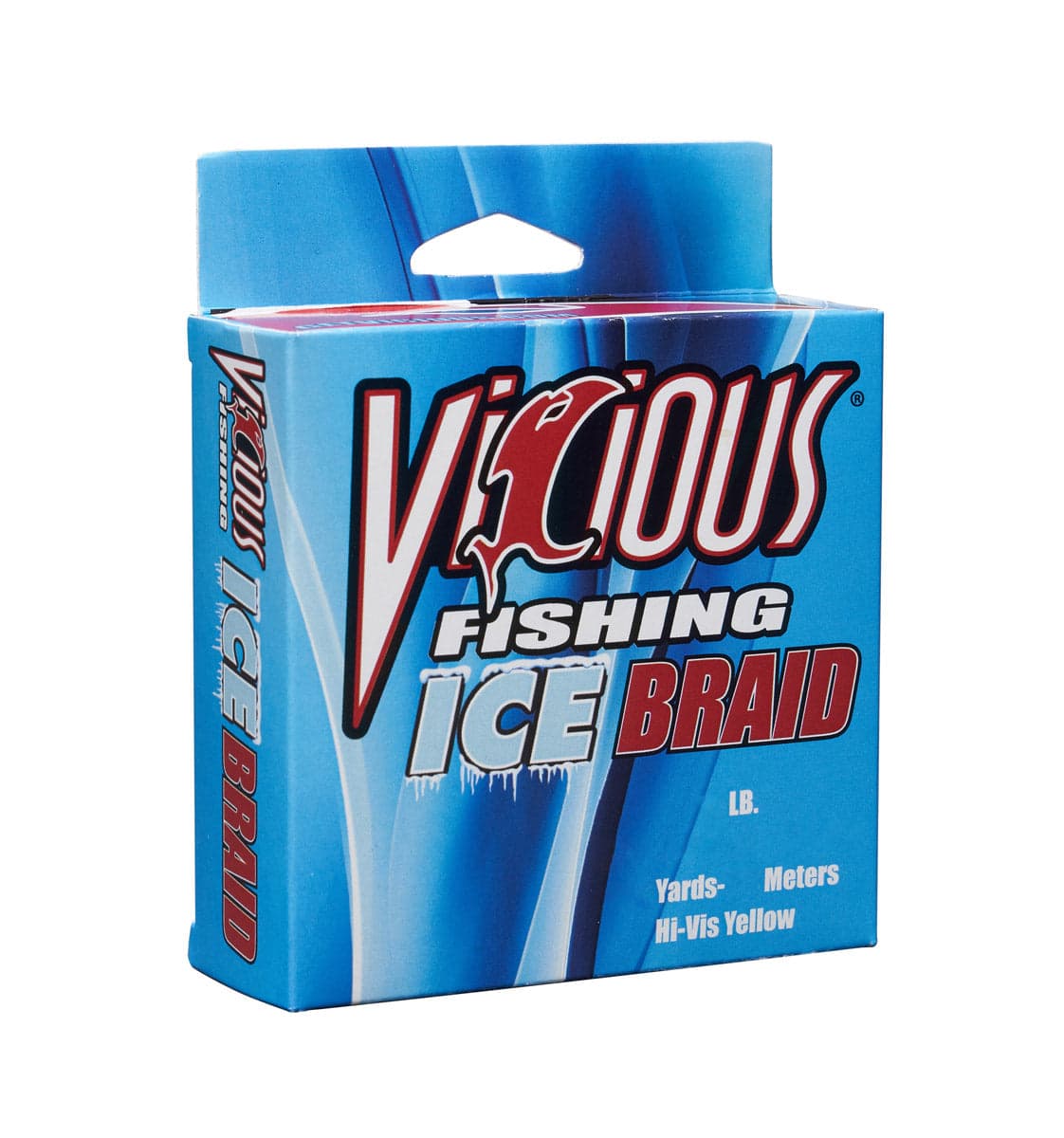 Vicious Ice Hi-Vis Yellow Braid - 20 Lb Test