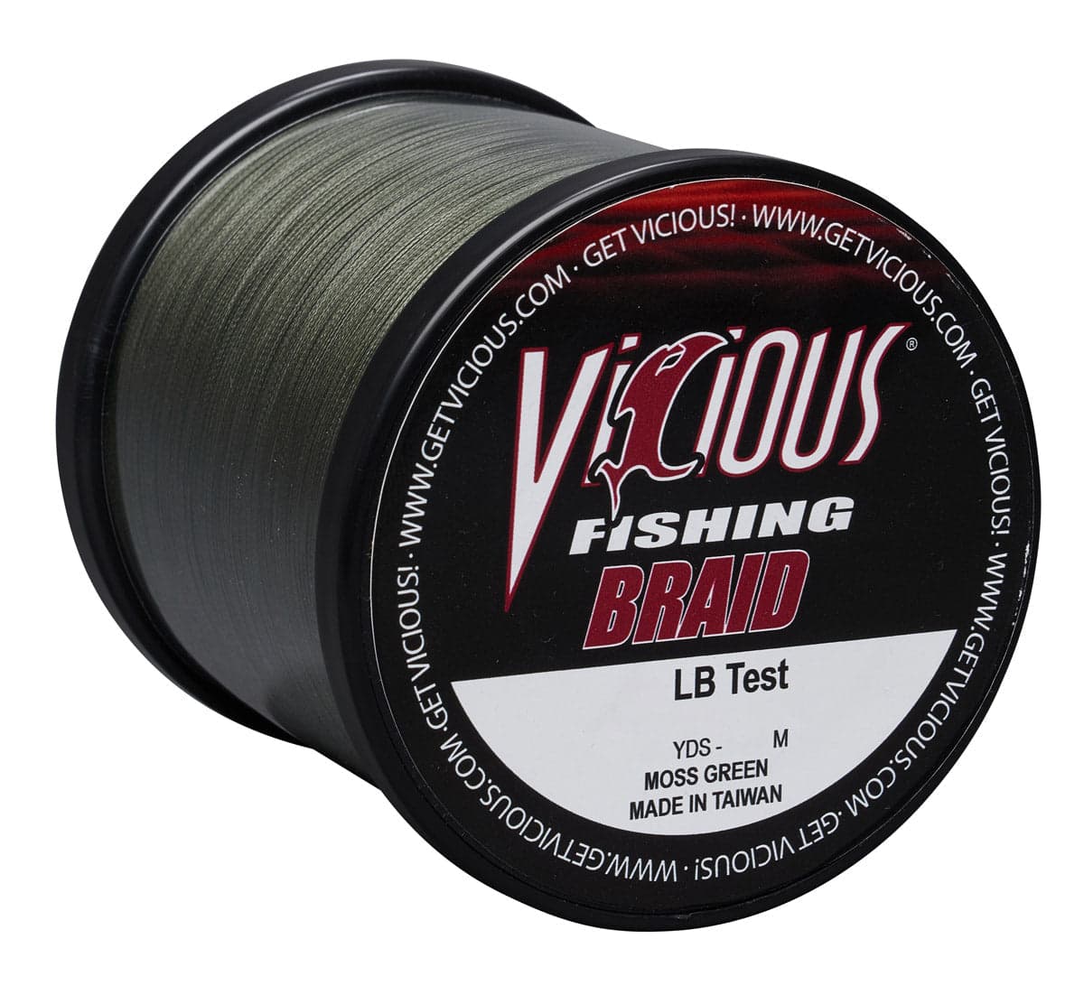 Vicious Standard Green Braid - 150 Lb Test