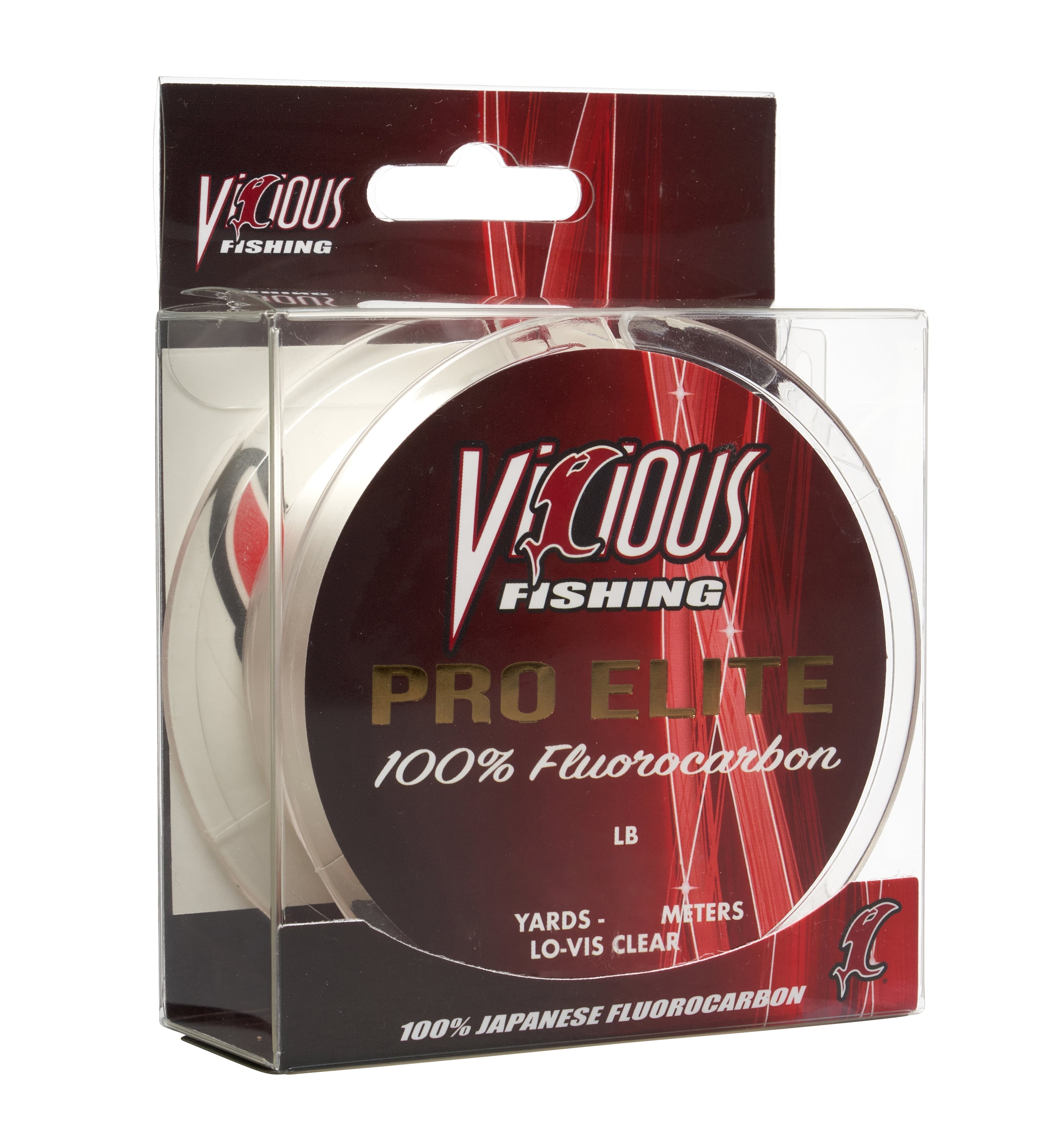 Vicious Pro Elite 100% Japanese Fluorocarbon - 4 LB Test