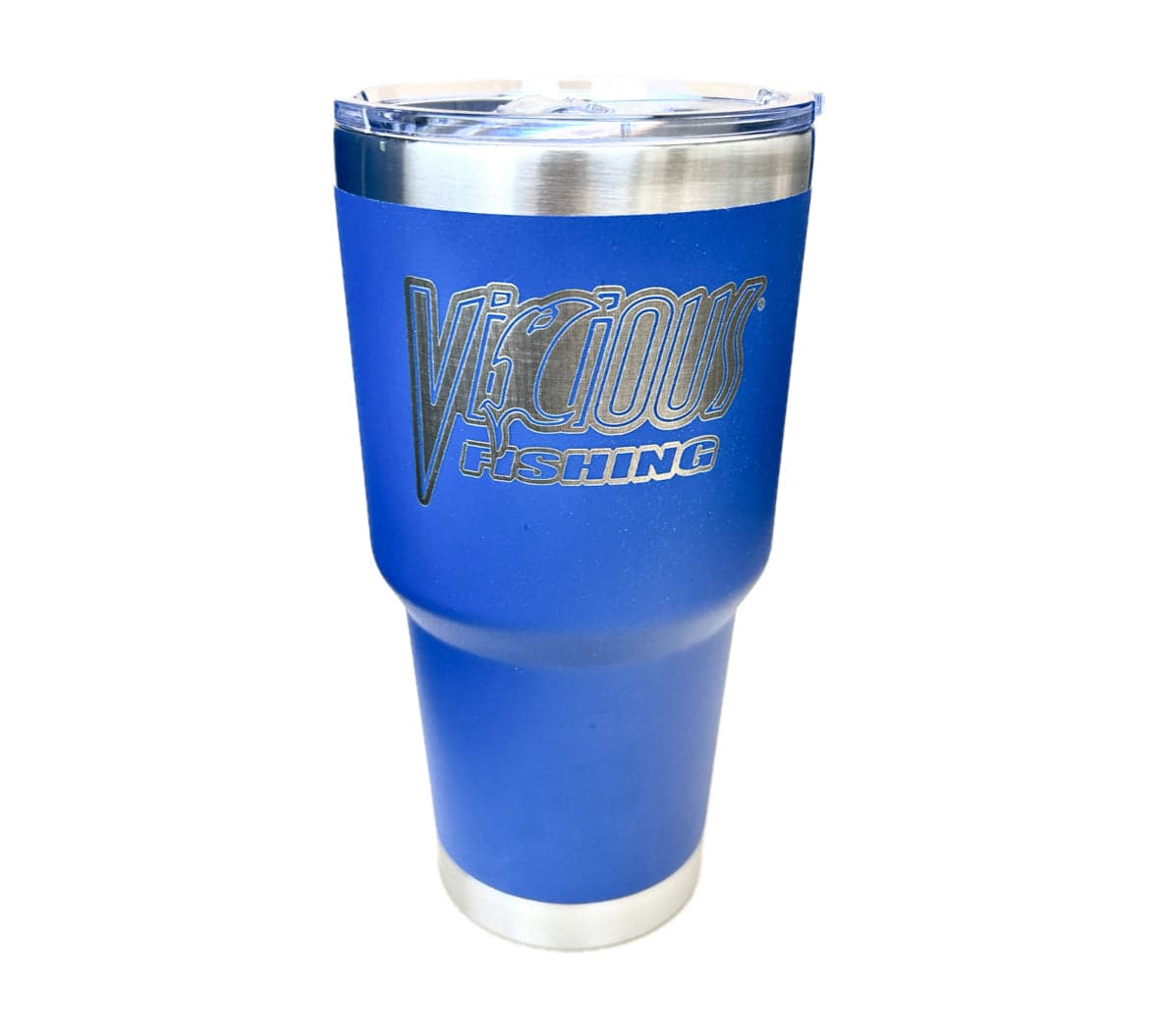 Vicious Fishing 30oz Blue Tumbler w/ Straw