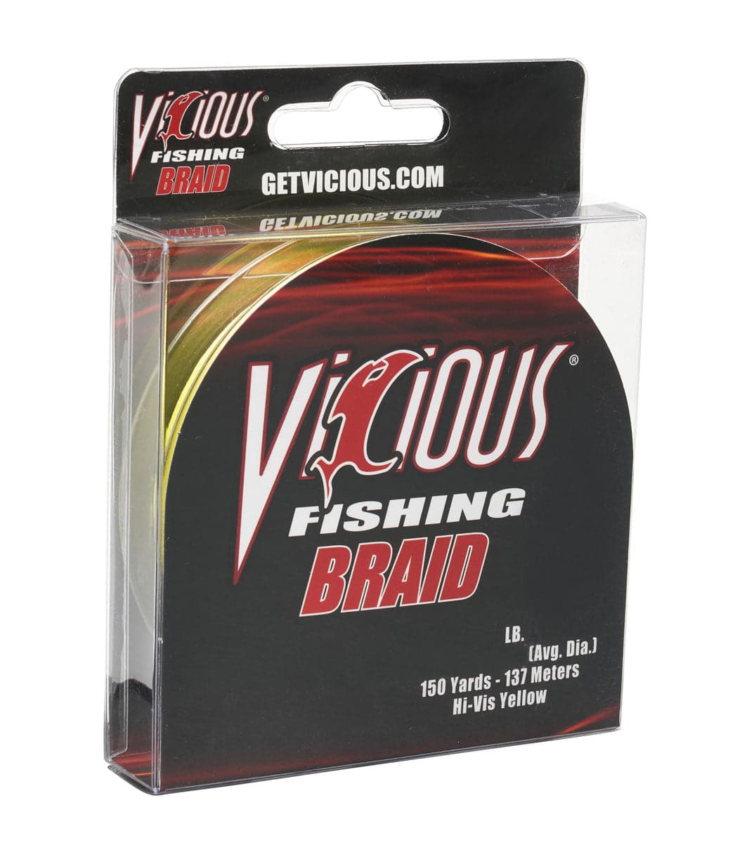 Vicious Standard Yellow Braid - 40 Lb Test