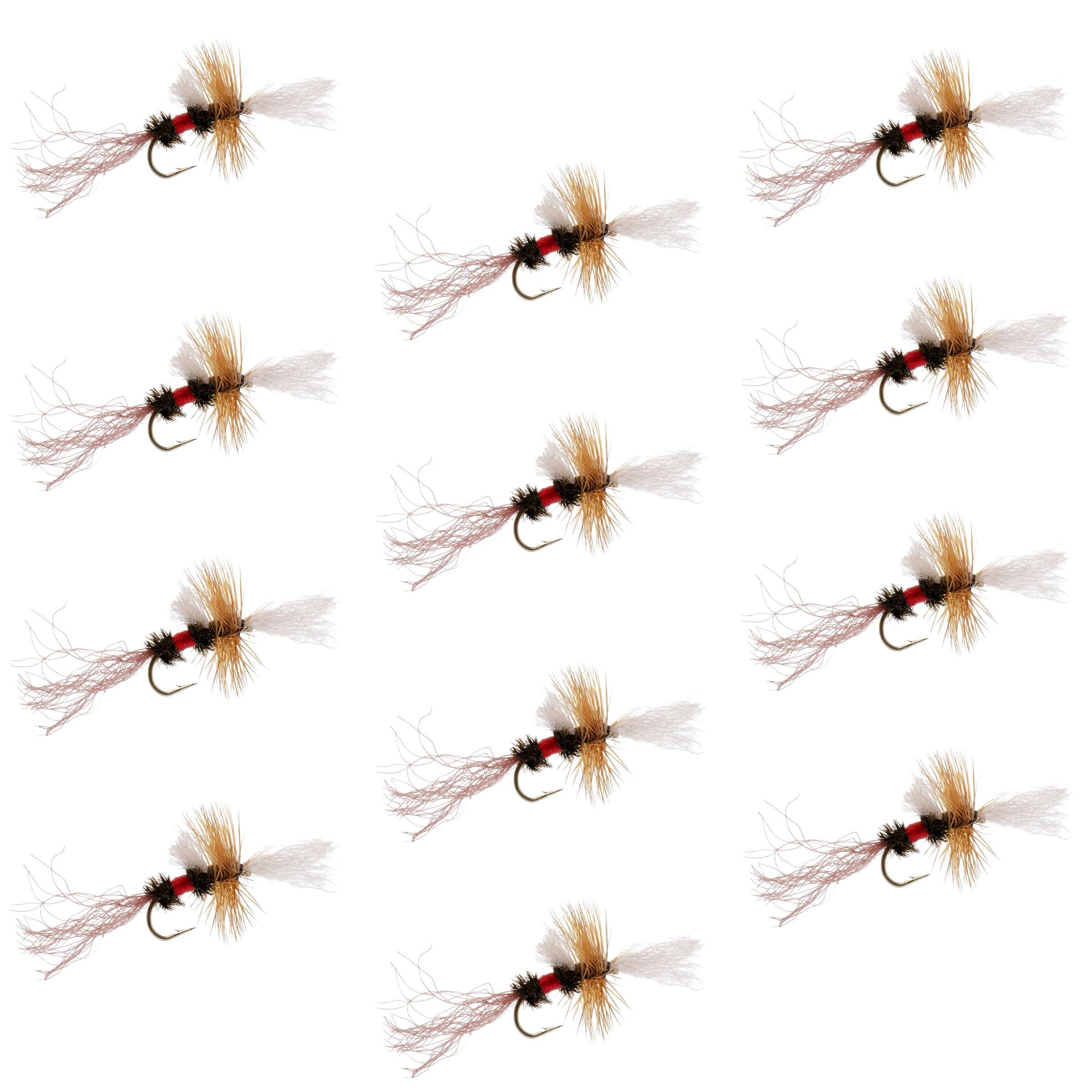 Royal Wulff Cripple Mayfly - Caddis Emerger - 1 Dozen Flies Hook Size 18