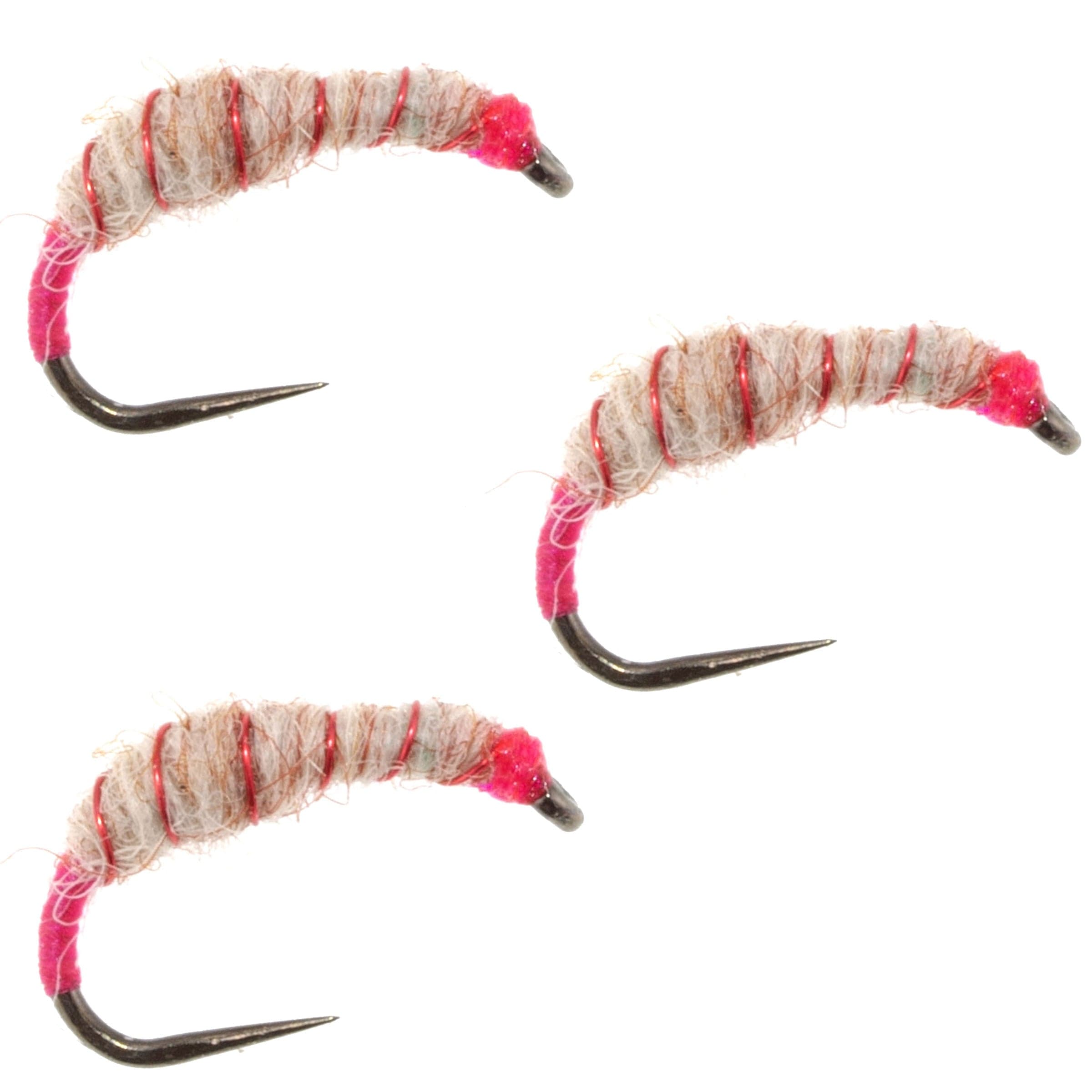 3 Pack Utah Killer Bug - Tenkara Flies - Size 10
