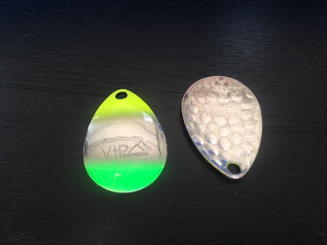 #3 Colorado "Lemon Lime Tip"Spinner Blade (single blade)