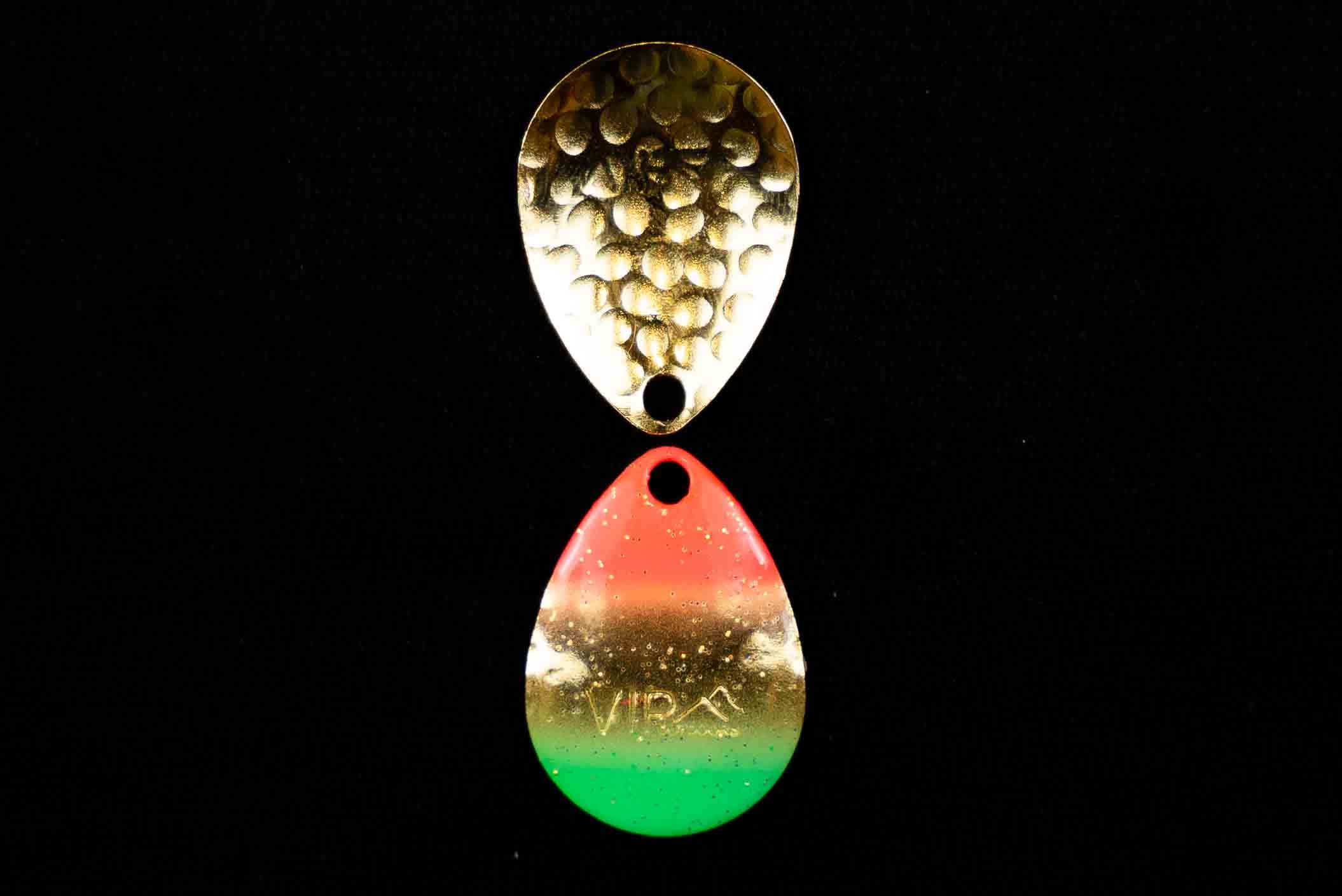 #3 Colorado "Gold Mex Flag w/Glitter" Spinner Blade (single blade)