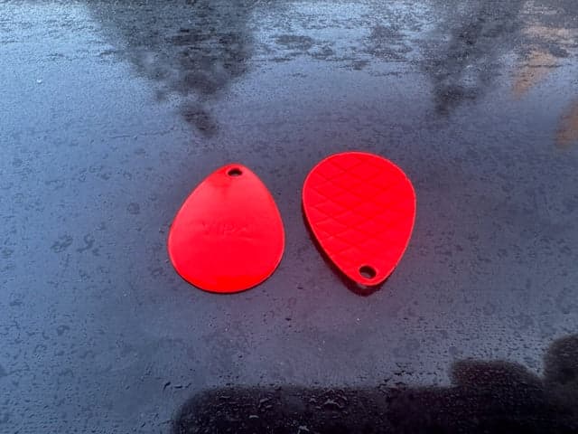 #3.5 BV Deep Cup "Red Rocket" Spinner Blade (Single Blade)