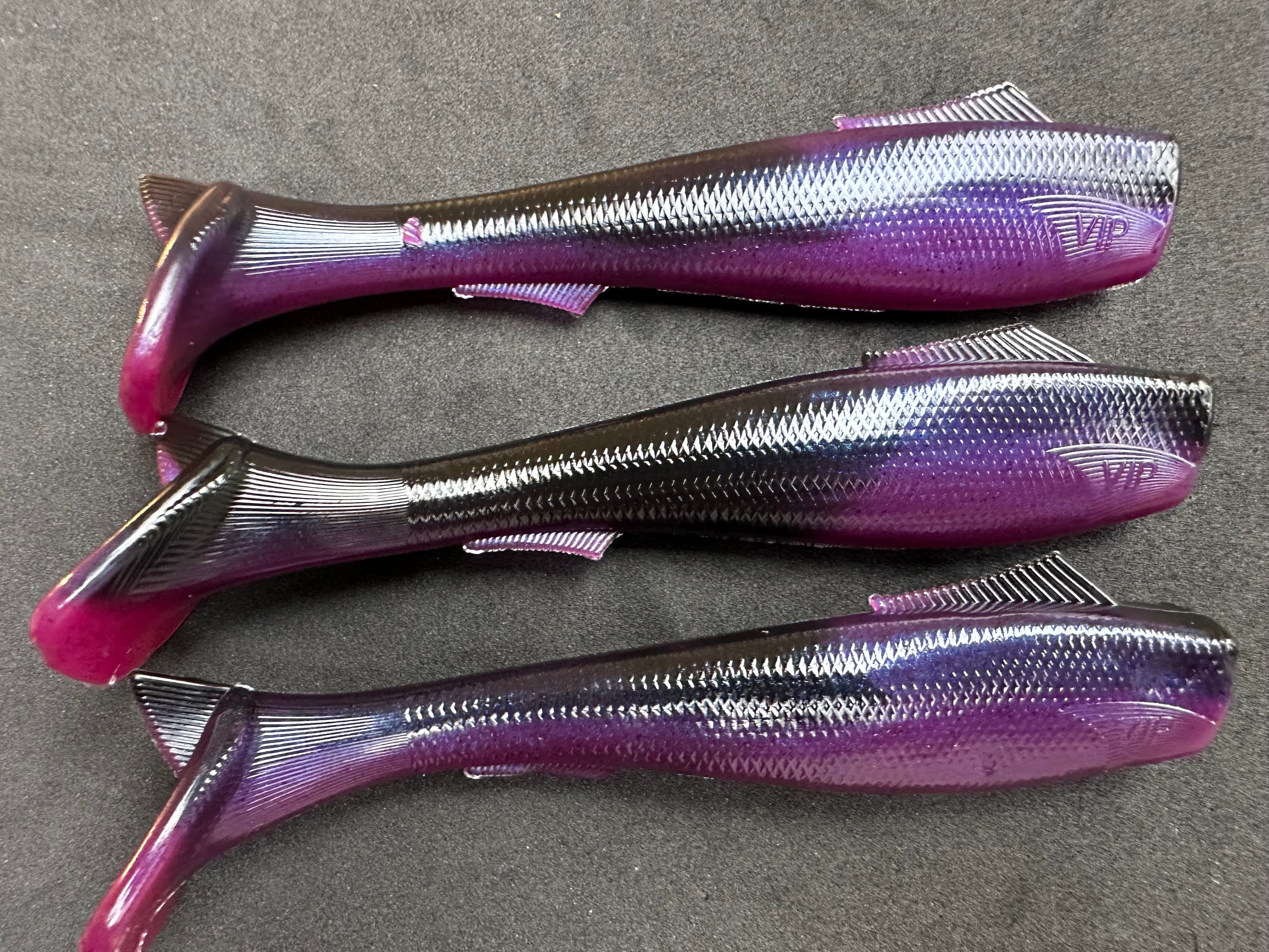 5.5” VIP  “Purple Reaper” Swim Bait (Single Bait)
