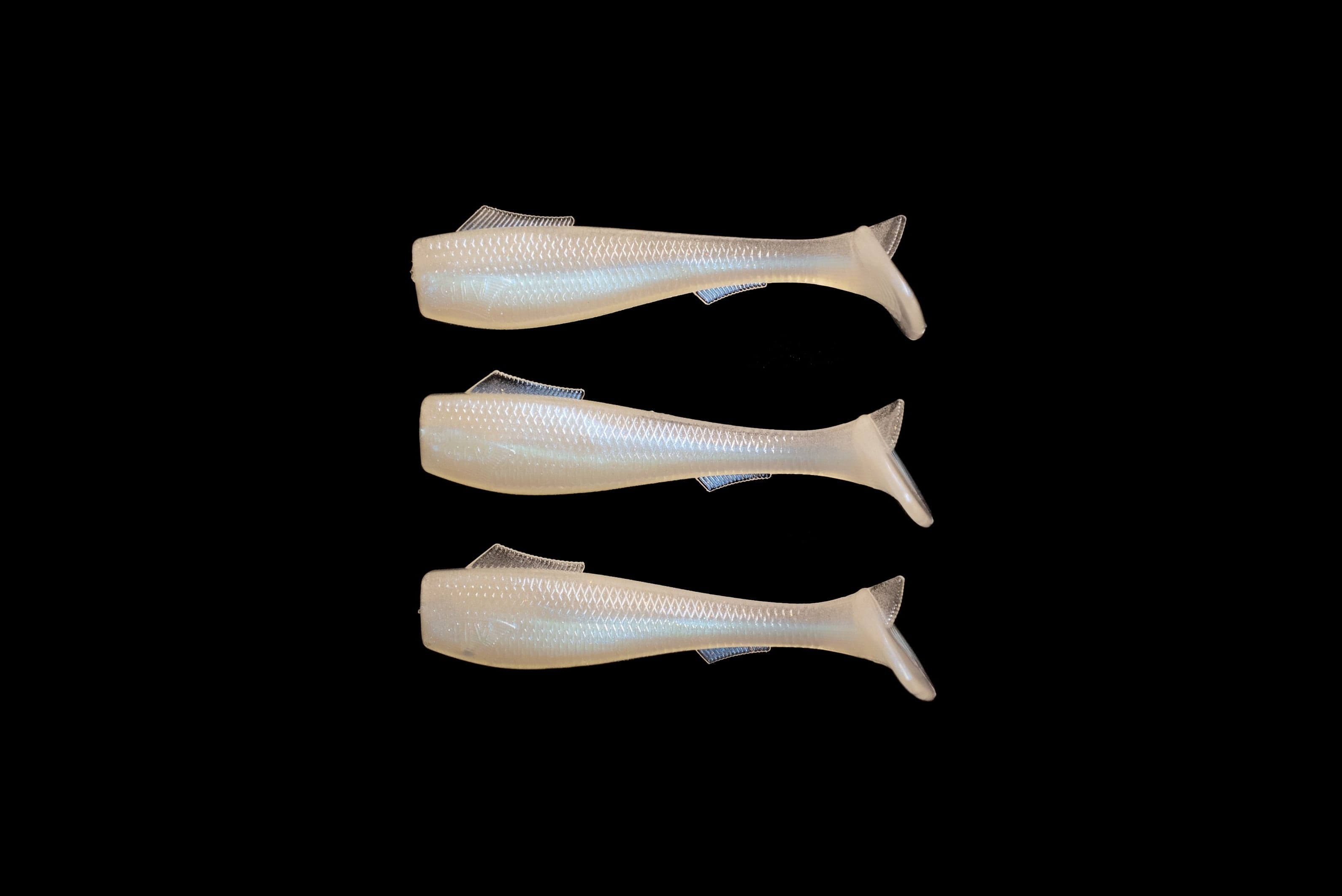 3.5” VIP “Glow/Pearl” Swim Bait (Single Bait)
