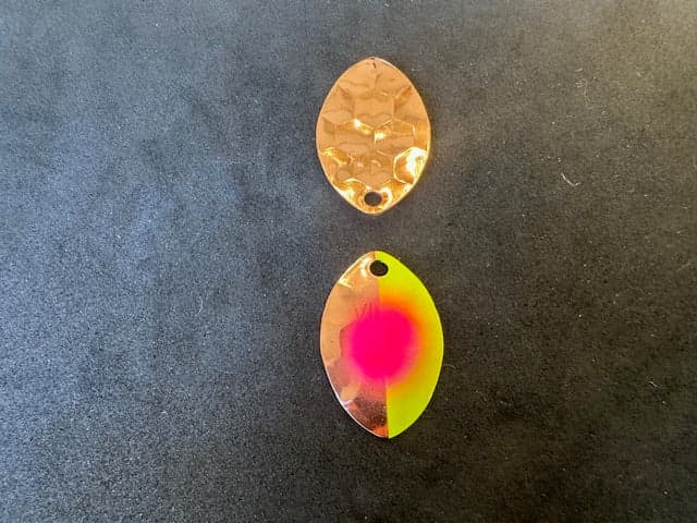 #3.5 Cascade "Copper Starburst" Spinner Blade (single blade)