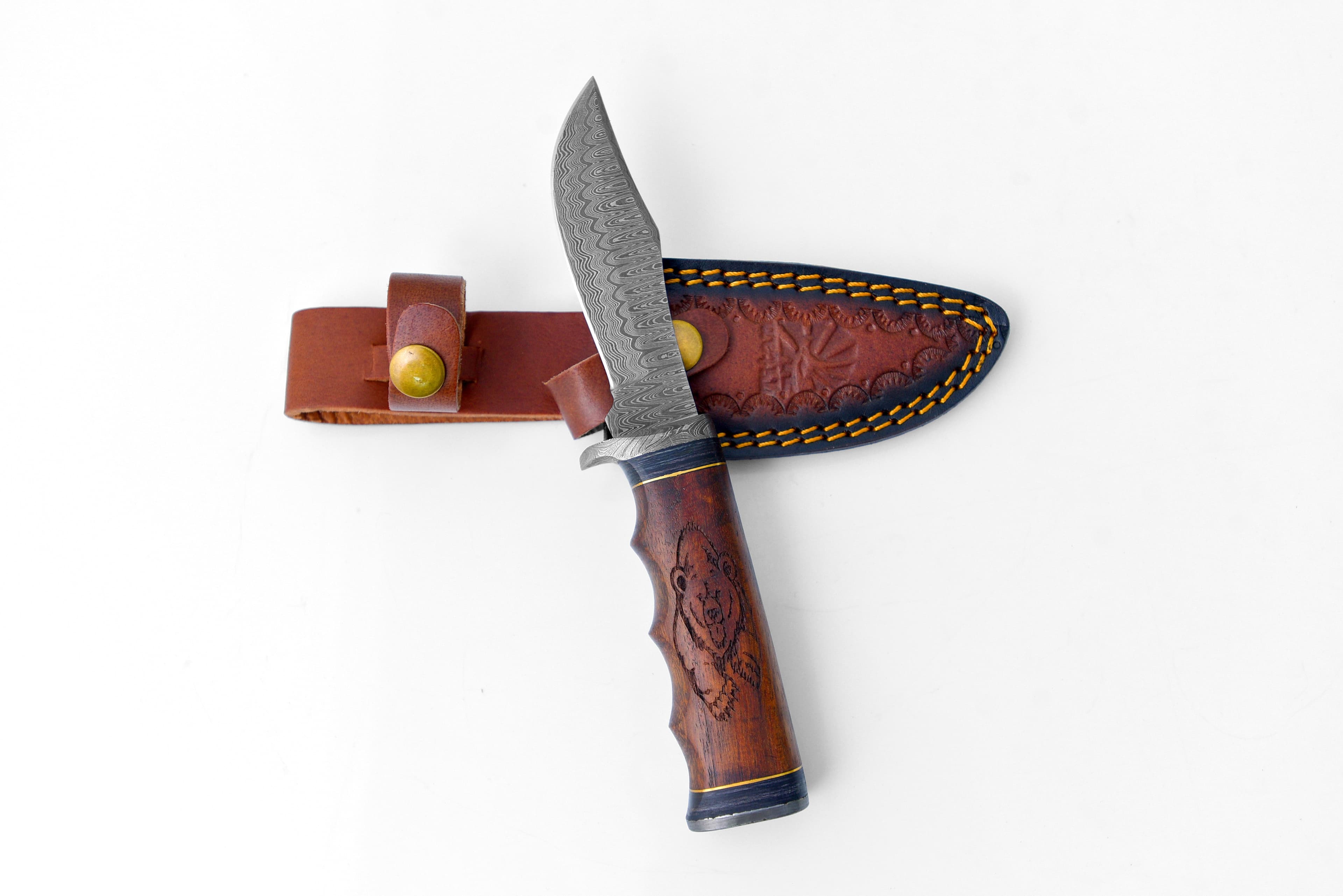 Grizzly Timberline Damascus Knife Damascus Knife TK-099 (Compact)