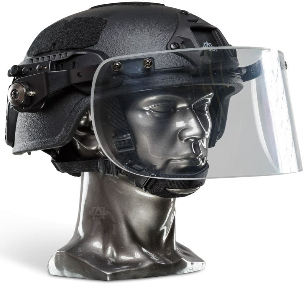 Texas IIIA+ Ballistic Face Shield - Fits All Helmets with ARC