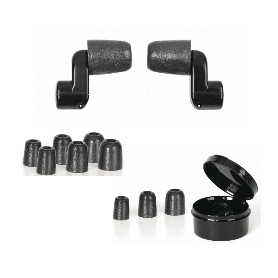 NFMI Earplugs by Ops-Core - Case & All Tip Sizes Included - Comfortable Hearing Protection