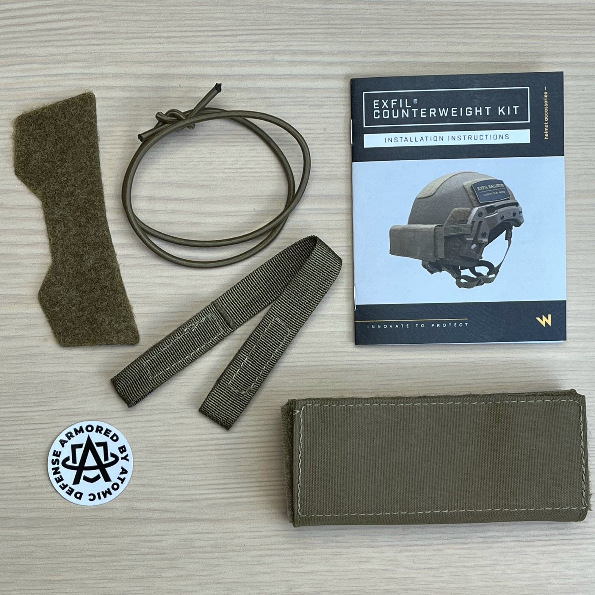 Team Wendy Counterweight - Balances NVG Systems & Reduces Neck Fatigue - Fits All TW Helmets