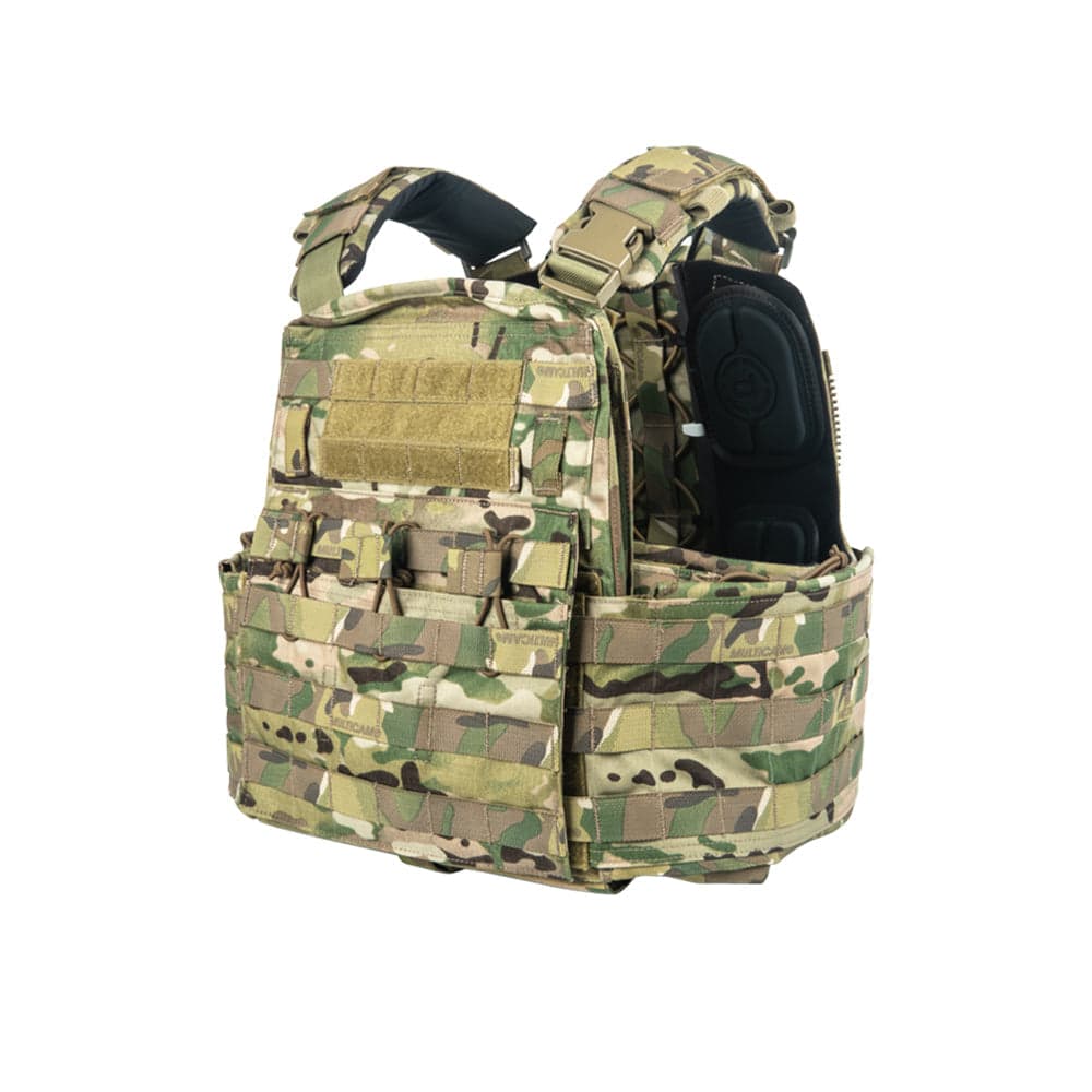 Crye CPC - Cage Plate Carrier w/ Doffing System, Mag, Radio & Admin Pouches (Like-New)