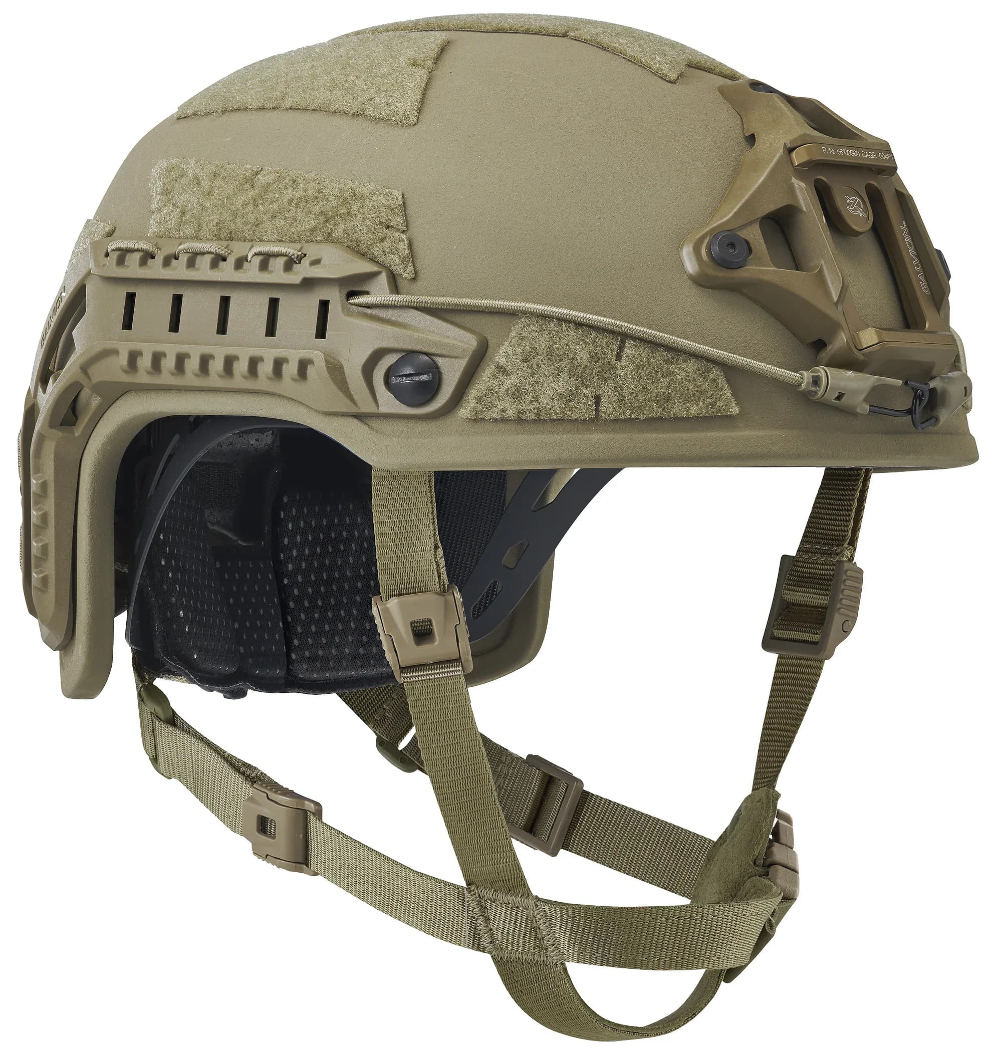 Galvion Caiman TL - Max Coverage High-Cut Helmet - Stops .357 SIG & .44 Magnum
