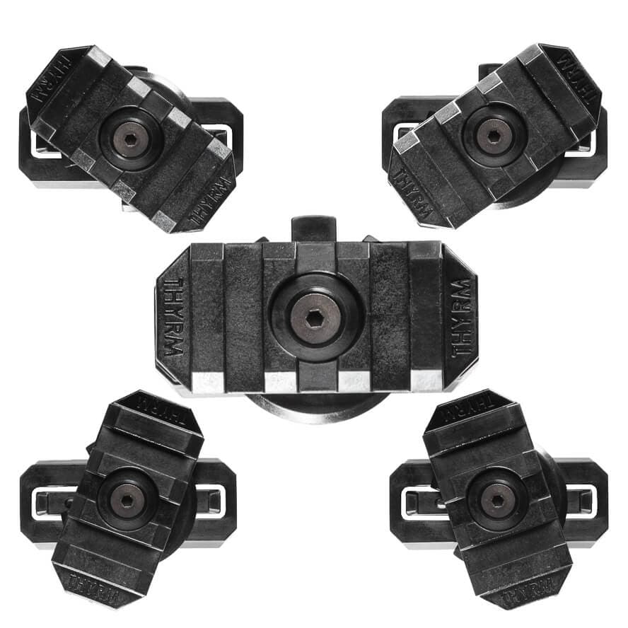 Thyrm VariArc - 360 Degree Helmet Light Mount with Integrated Picatinny Rail