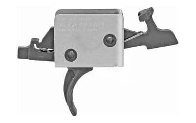 CMC Triggers 2-Stage Small Pin Curved Trigger - 2lb Set - 2lb Release - Black Finish