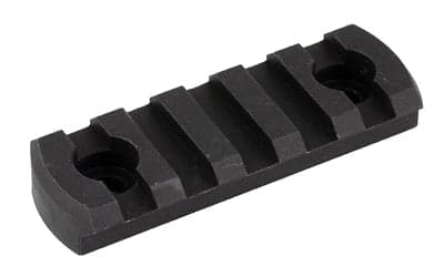 CMC Triggers M-Lok Picatinny Rail -  5 Slot -  Fits M-LOK Rail -  2.5" Long -  Anodized Finish -  Black