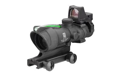 Trijicon ACOG -  4X32mm -  Dual Illuminated Green Chevron .223 Reticle -  TA51 Mount -  3.25 MOA RMR Type 2 -  Matte Black Finish