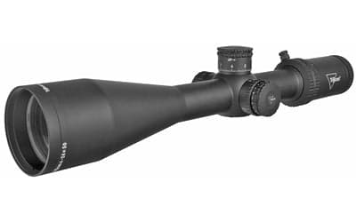 Trijicon Tenmile 4-24x50mm Second Focal Plane Riflescope with Red LED Dot -  MRAD Ranging -  30mm Tube -  Matte Black -  Exposed Elevation Adjuster with Return to Zero Feature