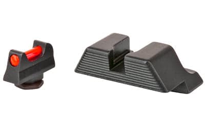 Trijicon Fiber Sight -  Fits GLOCK 17/19/26/27/33/34 -  Comes With Red and Green Fiber