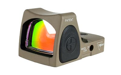 Trijicon Trijicon Dual Defense Kit -  RMR -  Reflex Sight -  Red Dot -  3.25 MOA -  Adjustable LED -  Flat Dark Earth -  Includes M17/18 Mount with Integrated Suppressor/Optic Height Sights