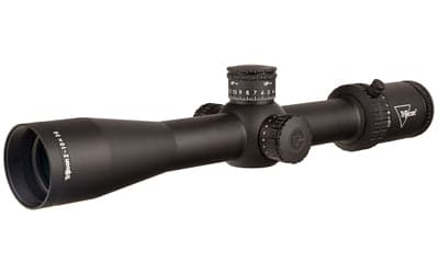 Trijicon Credo 2-10x36mm First Focal Plane Riflescope with Red MOA Precision Tree -  30mm Tube -  Matte Black -  Exposed Elevation Adjuster with Return to Zero Feature