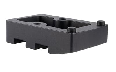 Trijicon Accessory Ring Plate -  Medium Mount -  Q-Loc -  Fits Trijicon RMR -  Anodized Finish -  Black