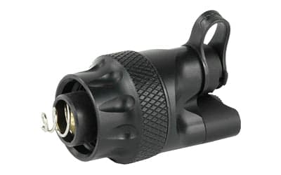 Surefire Part -  Scoutlight -  The  switch receptacle accepts the ST07 -  SR07 and SR07-D-IT remote tape switches (sold separately) -  No Cable -  Black DS00