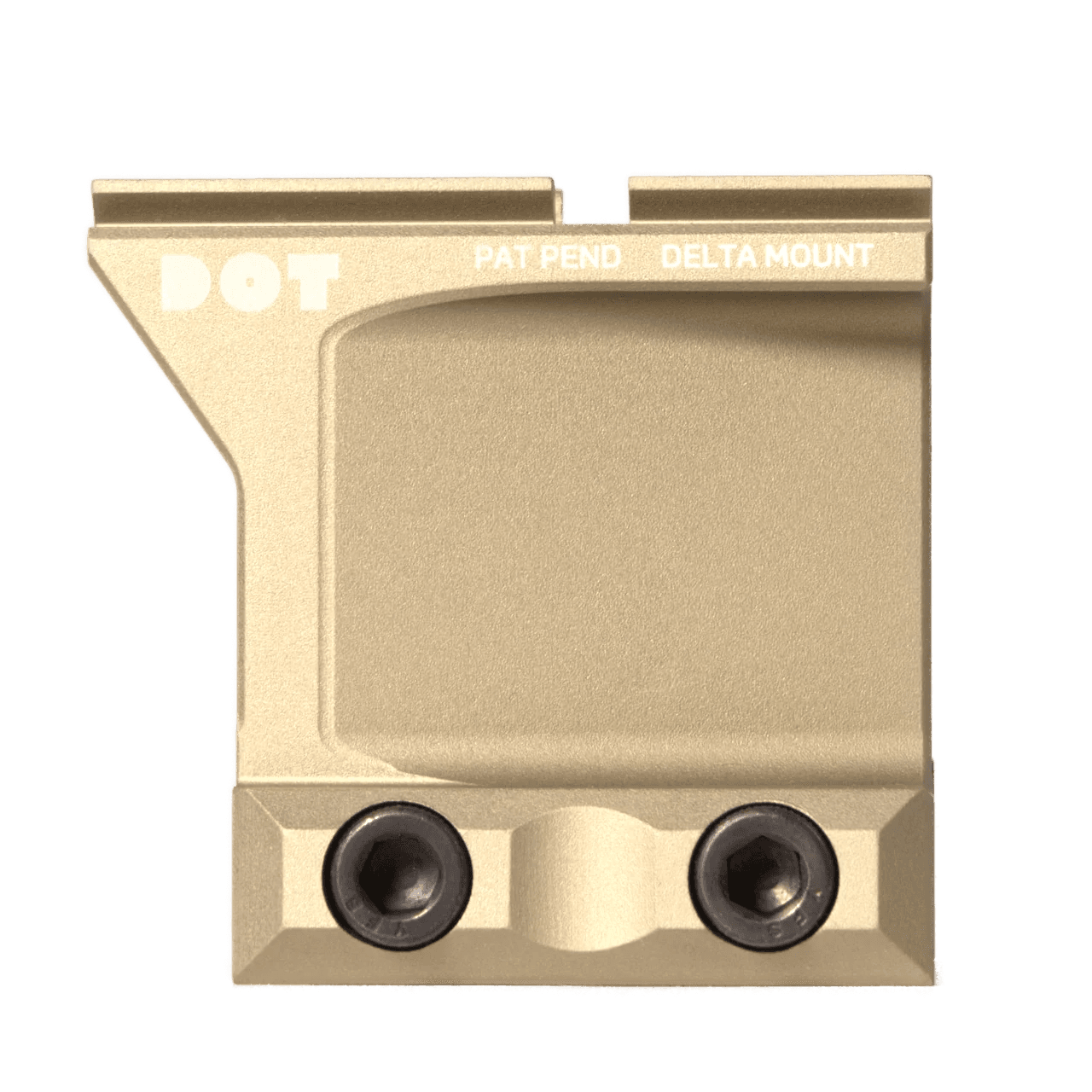 DOT Delta ACRO Mount - 2.26" Extra-High Riser to See Over Lasers - Fits ACRO P-1 & P-2 Optics
