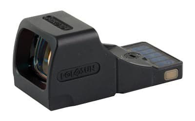 Holosun Technologies SCS -  Green Dot Sight -  Non-Magnified -  Fits S&W M&P 2.0 Fullsize 9/40 with Factory Optic Cut -  Green Ring & 2 MOA Dot -  Matte Finish -  Black -  Solar with Internal Battery