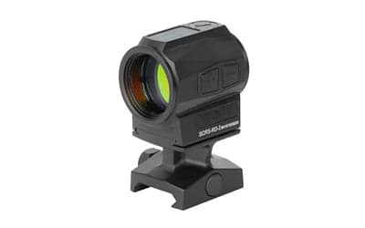 Holosun Technologies SCRS -  Red Dot Sight -  Non-Magnified -  Fits 509T Footprint -  Red 2 MOA Dot -  Matte Finish -  Black -  Solar with 2032 Battery
