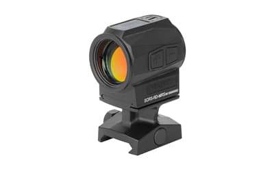 Holosun Technologies SCRS -  Red Dot Sight -  Non-Magnified -  Fits 509T Footprint -  Red Ring & 2 MOA Dot -  Matte Finish -  Black -  Solar with 2032 Battery