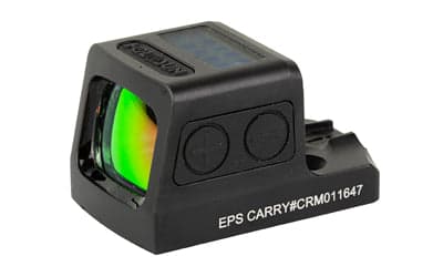 Holosun Technologies EPS Carry MRS -  Reflex Sight -  Multiple Reticle -  32 MOA Circle -  2 MOA Red Dot -  Aluminum Housing -  Matte Finish -  Black -  Solar with Internal Battery