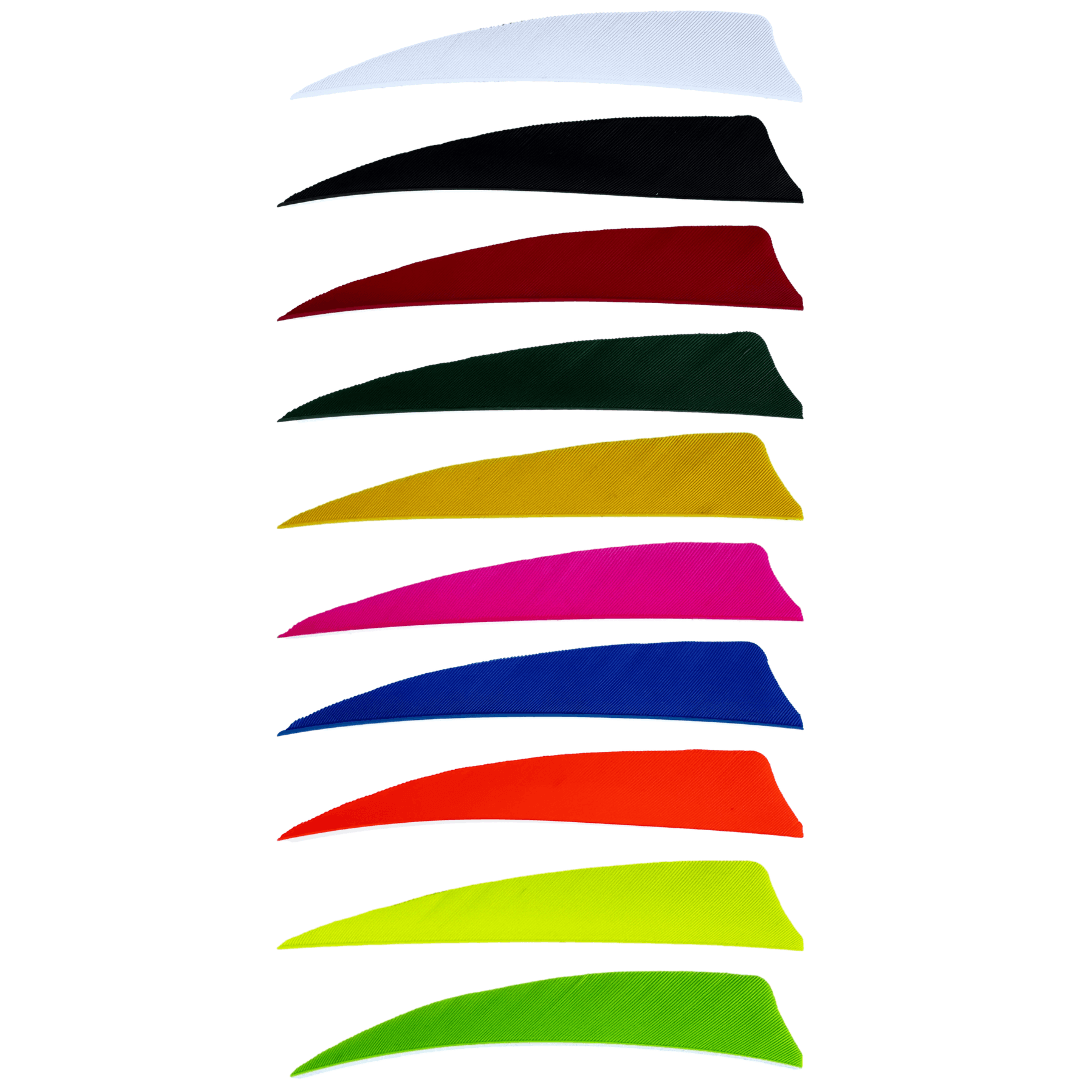 King Feathers - Shield Cut - 4" - Solid Color Feathers