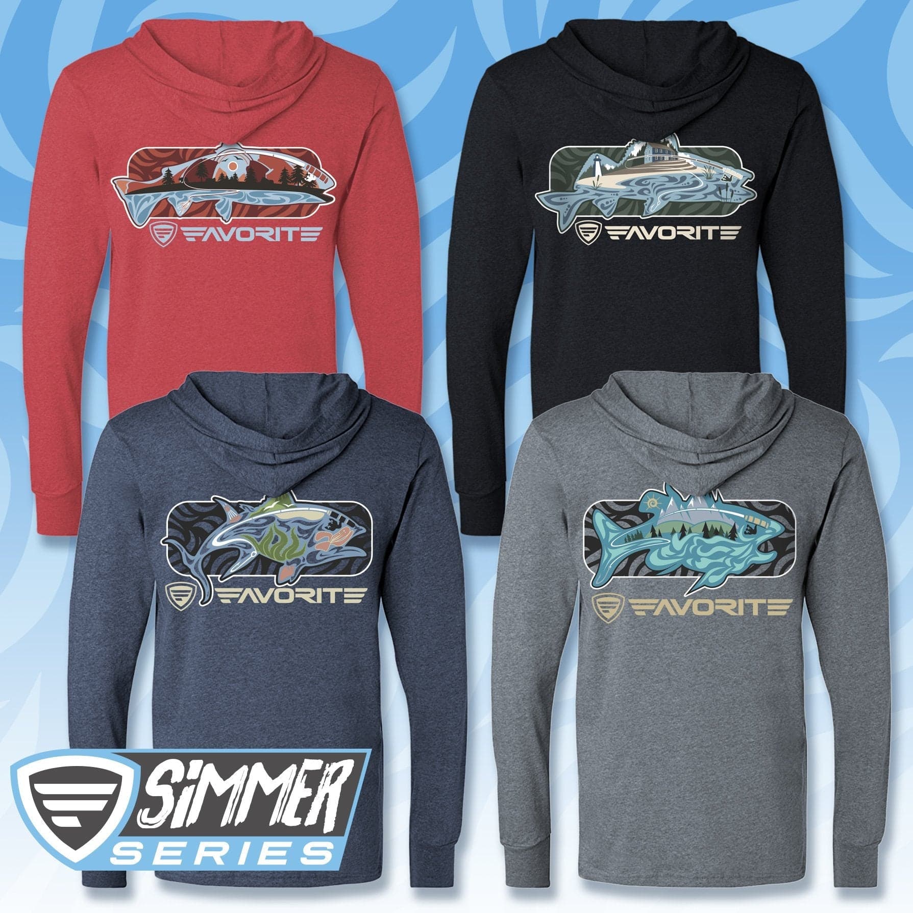Simmer Tri-Blend Hoodie