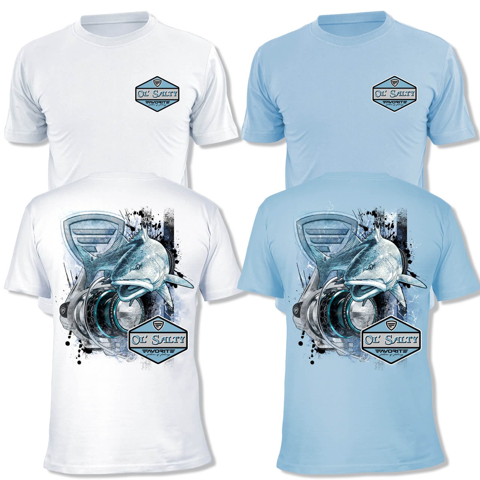 Ol' Salty Redfish T-Shirt
