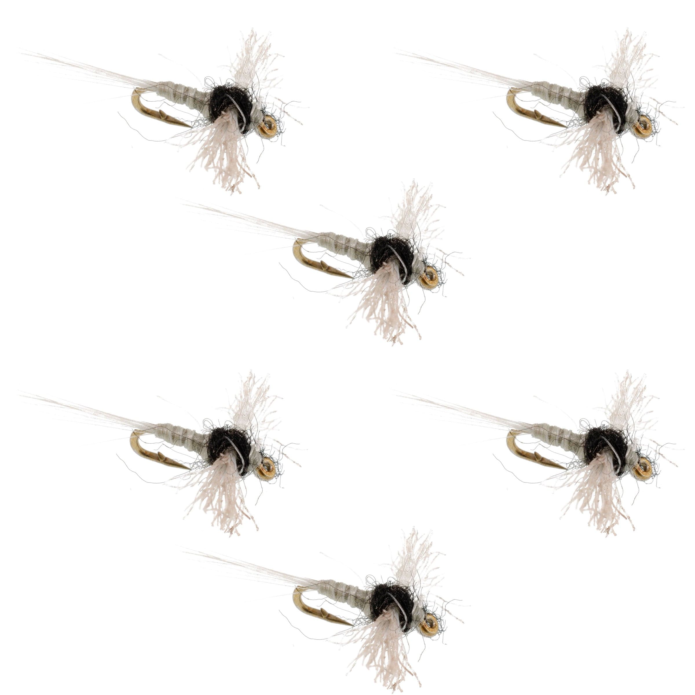 Trico Spinner Z-Lon Wing 6 Flies Hook Size 20